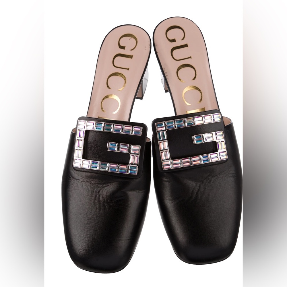 GUCCI Madelyn Leather Mules size 39
